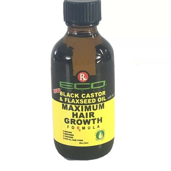 ECO Style Black Castor Oil & Flaxseed Oil - Picture 1 of 3